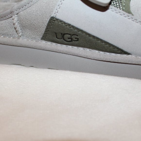 NIB UGG MEN'S SUEDE SHEARLING LINED SLIP ON CLOG SLIPPERS - Picture 4 of 7